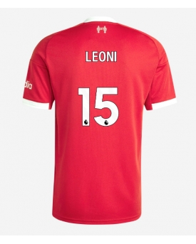 Liverpool Giovanni Leoni #15 Maglia Gara Casa Repliche 2025-26 Maniche Corte